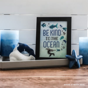 Free Earth Day Cross Stitch Patter by Danielle Webb @sprinklesofzeal #xstitcher #crossstitching #freecrossstitchpattern #Aurifil12wtthread #crossstitchproject #learnhowtocrossstitch