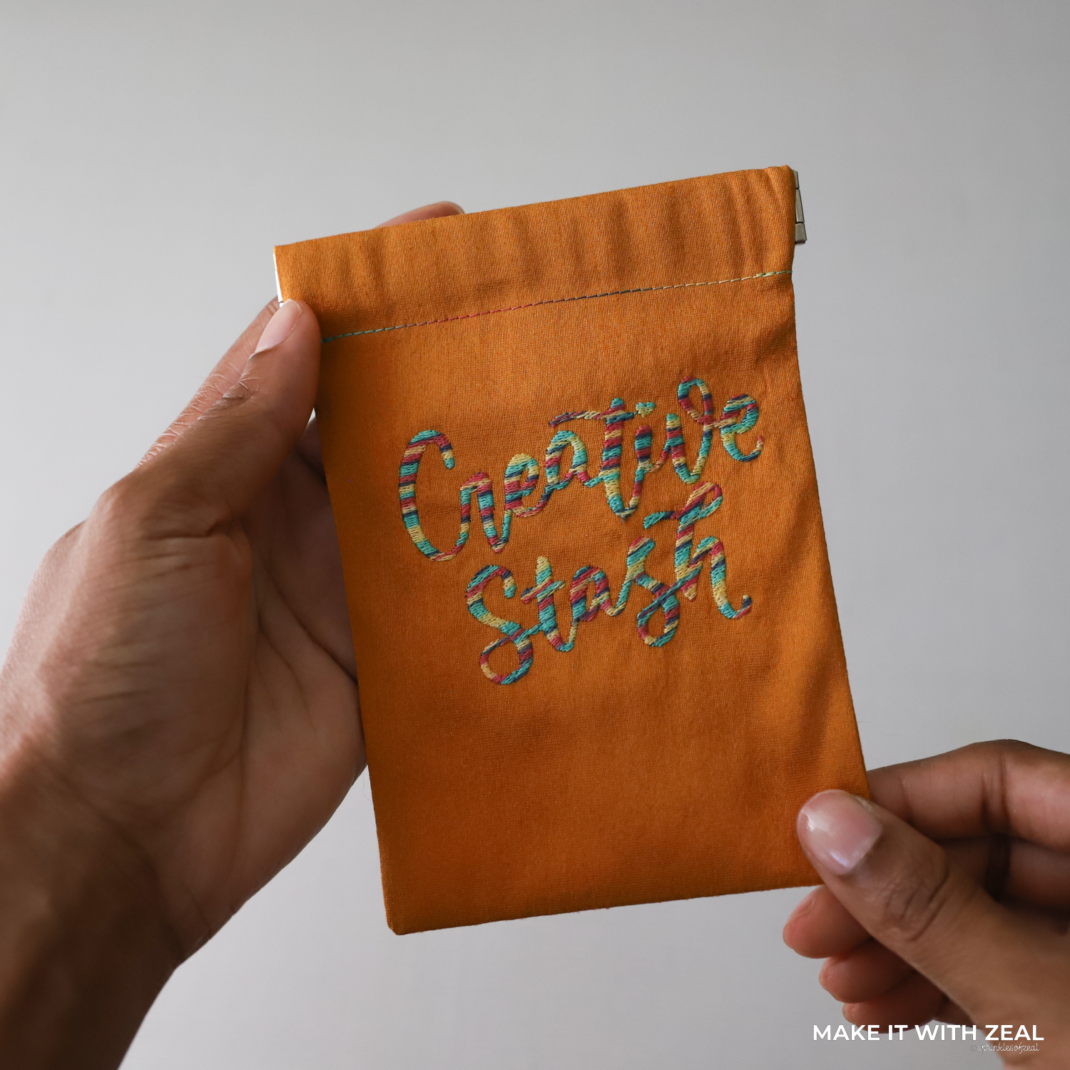 Embroidery with Aurifil Thread by Danielle Webb @sprinklesofzeal @aurifilthread #variegatedthread #machine embroidery with variegated threads, #makeitwithzeal #embroidery design