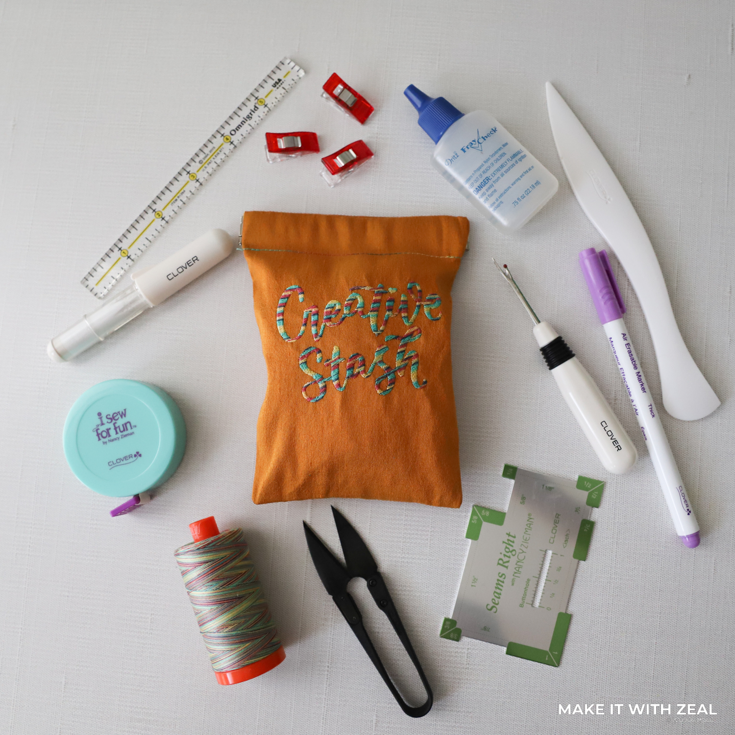 Embroidery with Aurifil Thread by Danielle Webb @sprinklesofzeal @aurifilthread #variegatedthread #machine embroidery with variegated threads, #makeitwithzeal #embroidery design