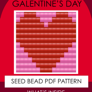 Beading Loom Project for Galentine's Day - Free Pattern