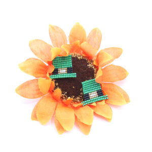 Bead weaving eearring pattern on a loom by sprinklesofzeal #bead